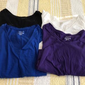 Bundle of 4 solid tees